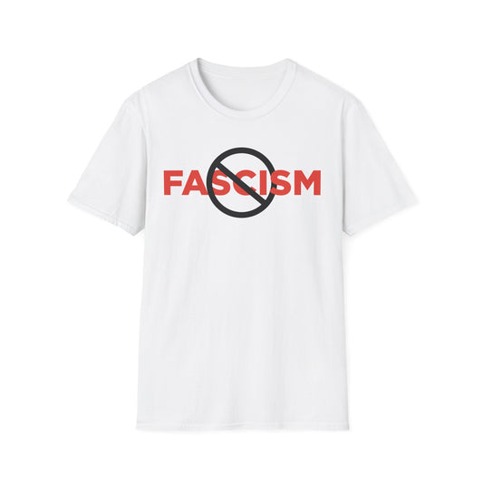 Anti-Fascism Unisex Soft Style T-Shirt White